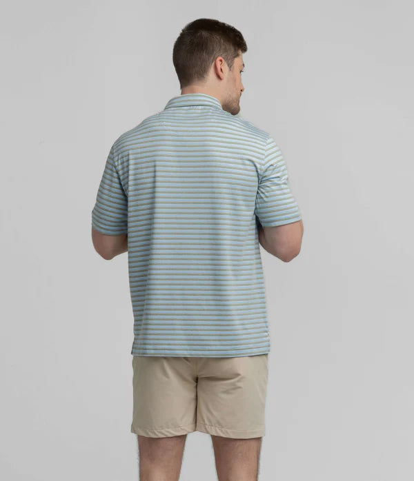 SSCO Cahaba Heather Stripe Polo