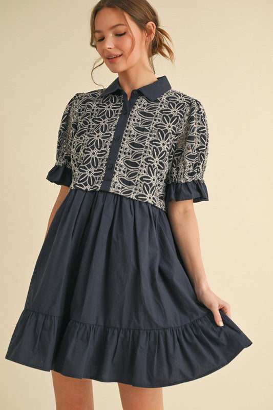 Lace Bodice Dress