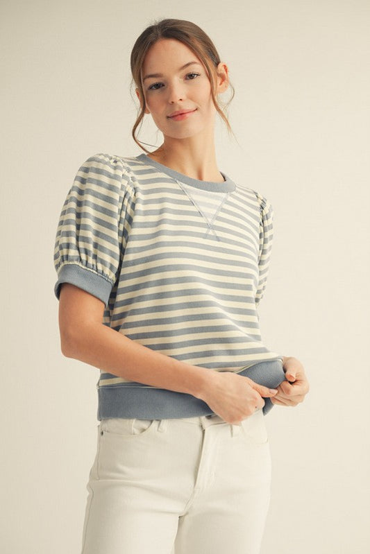 Stripes Sweatshirts Top