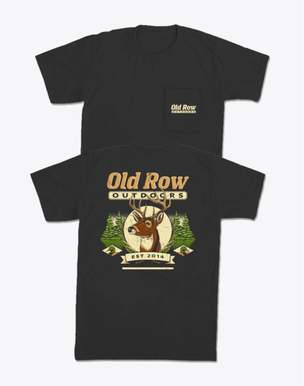 Old Row Outdoors Deer SS Pocket Tee