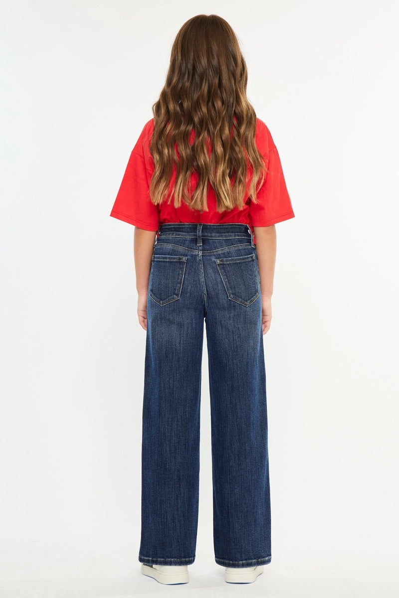 KanCan Girls Wide Leg Jeans