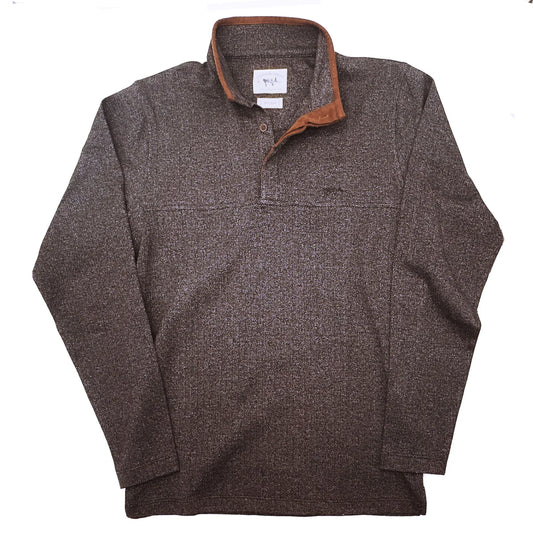Coastal Cotton Herringbone Pullover