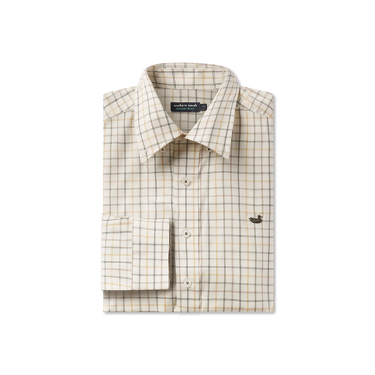 Southern Marsh Chateau Windowpane Dress Shirt