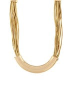 Chunky Half Tube Necklace