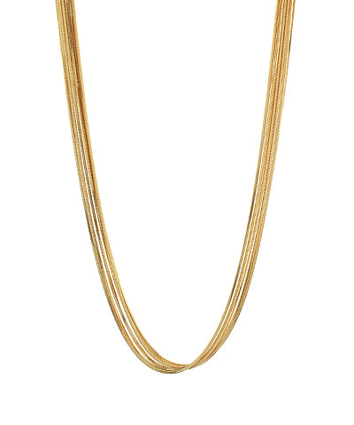 Multi Layer Snake Chain Necklace
