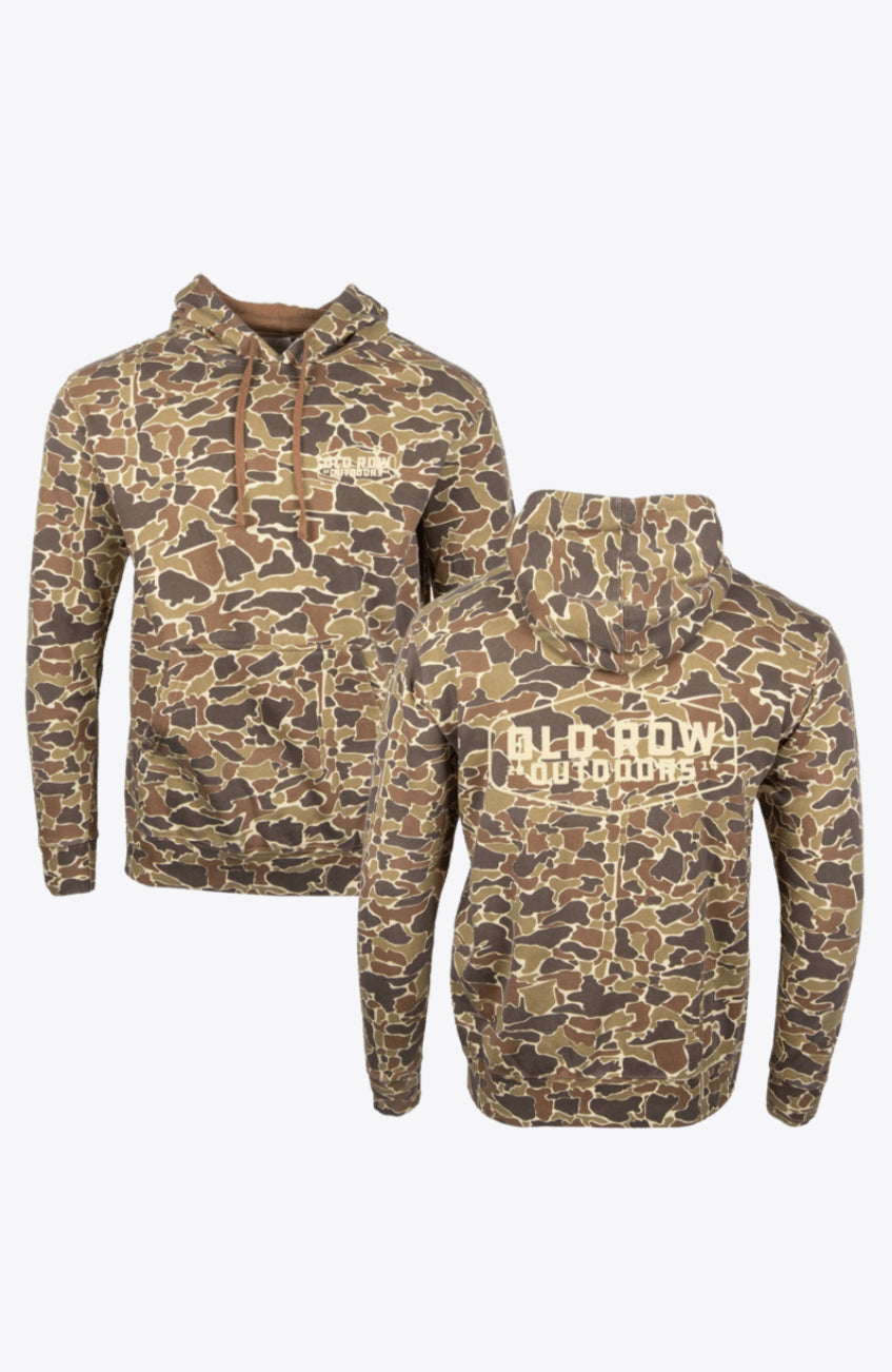 Old Row Outdoors Badge Duck Camo Hoodie