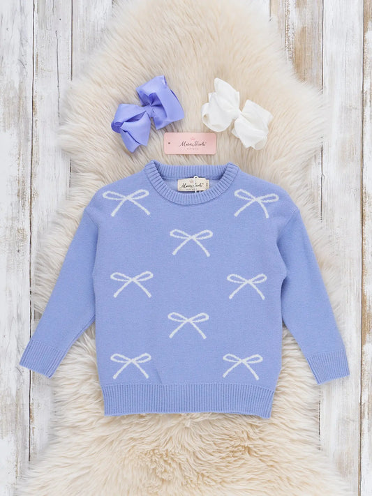 Girls Ribbon Sweater