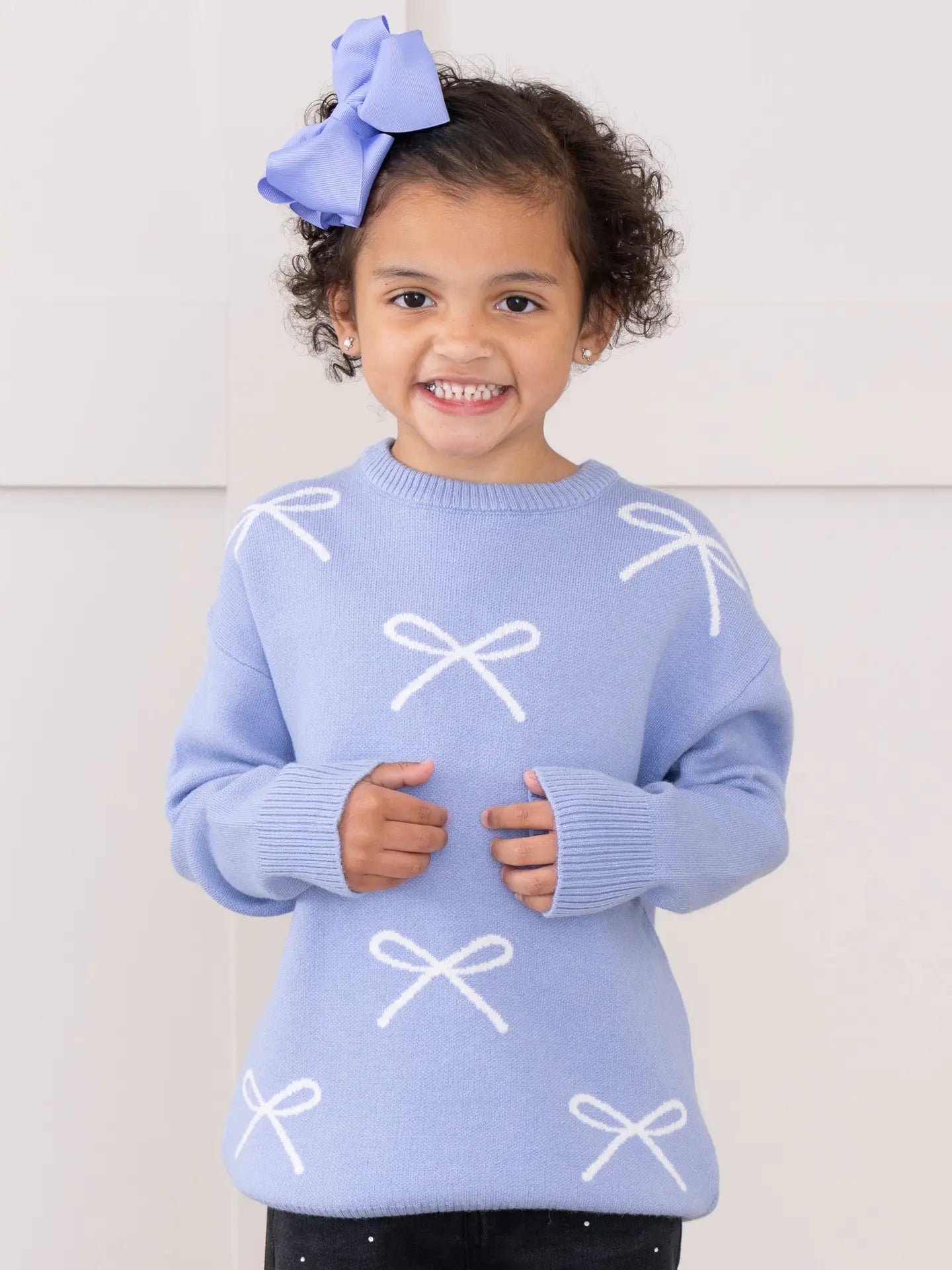 Girls Ribbon Sweater