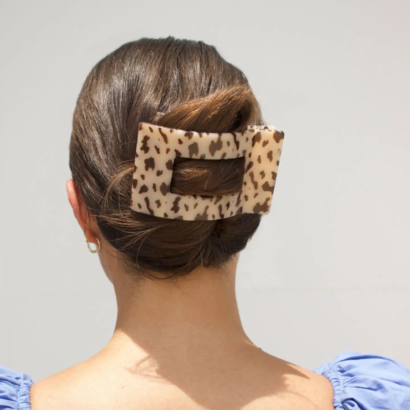 Teleties Flat Rectangle Hair Clip Large
