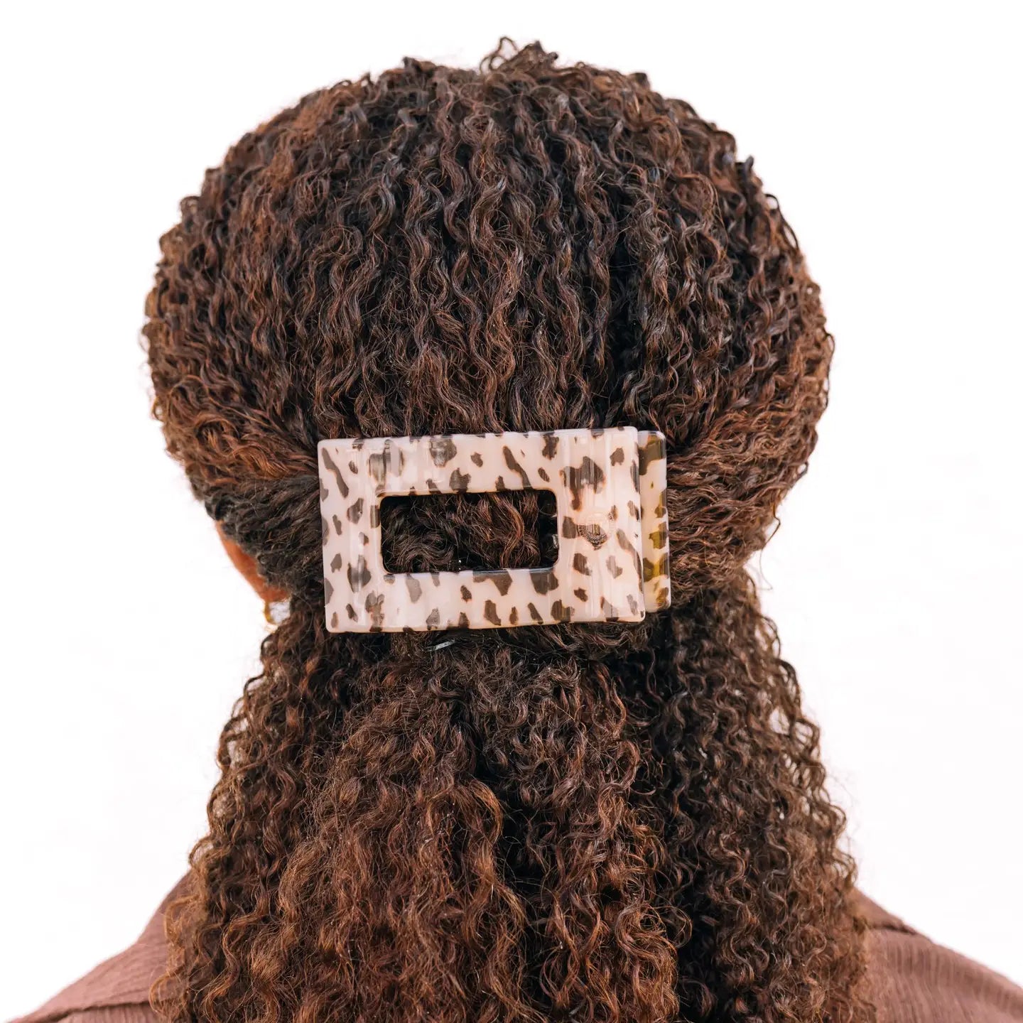 Teleties Flat Rectangle Hair Clip  Medium