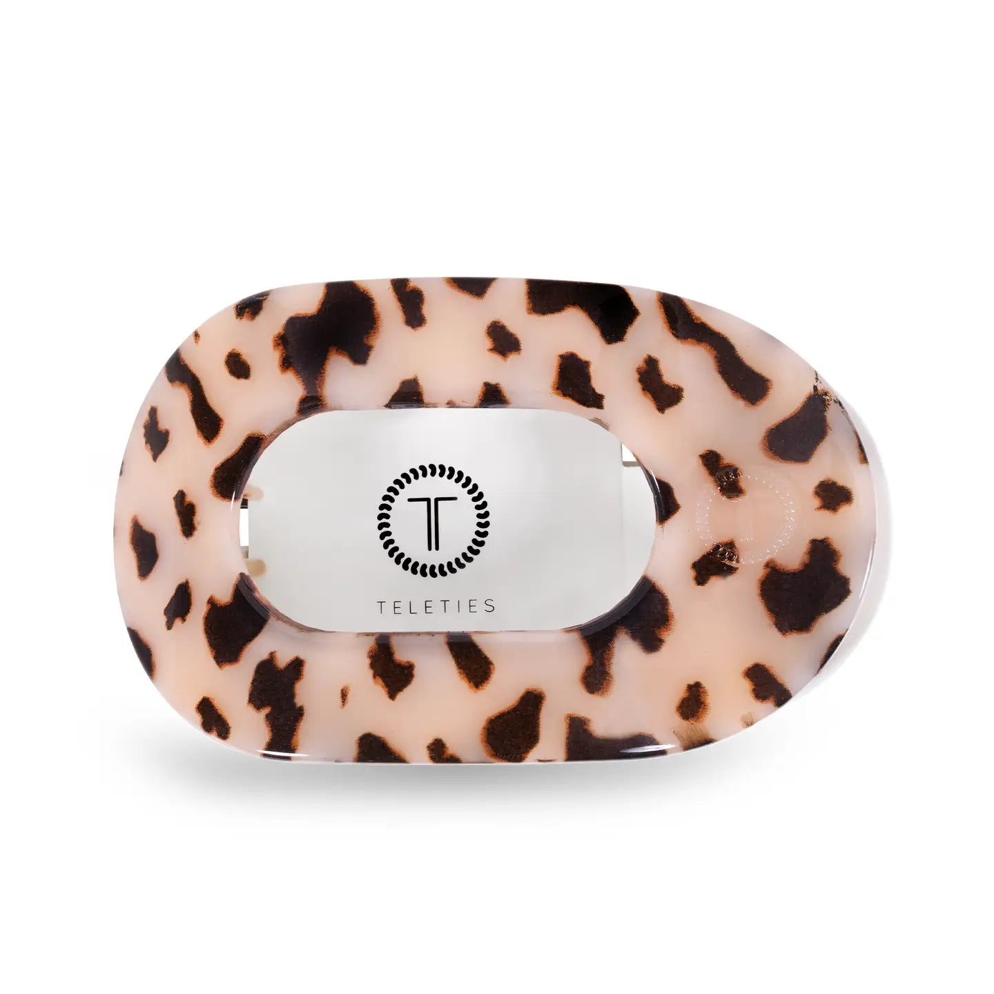 Teleties Round Flat Hair Clip | Small