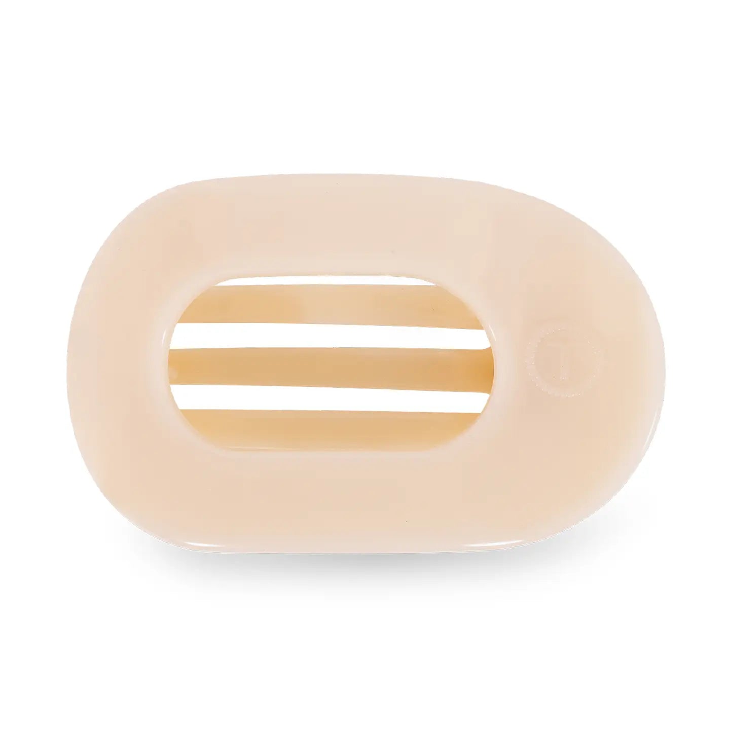 Teleties Round Flat Hair Clip Small