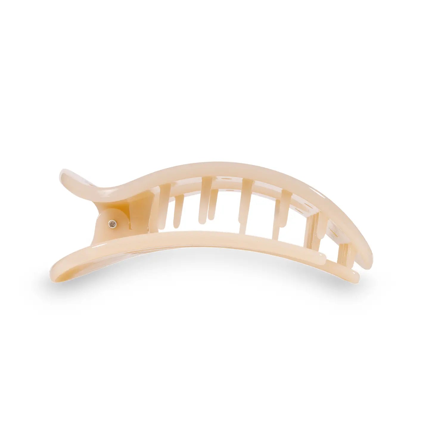 Teleties Round Flat Hair Clip Small