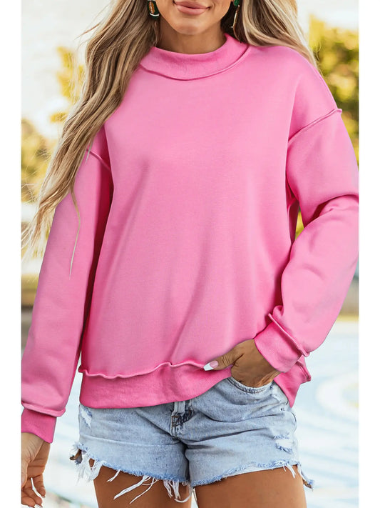 Reversible Mock Neck