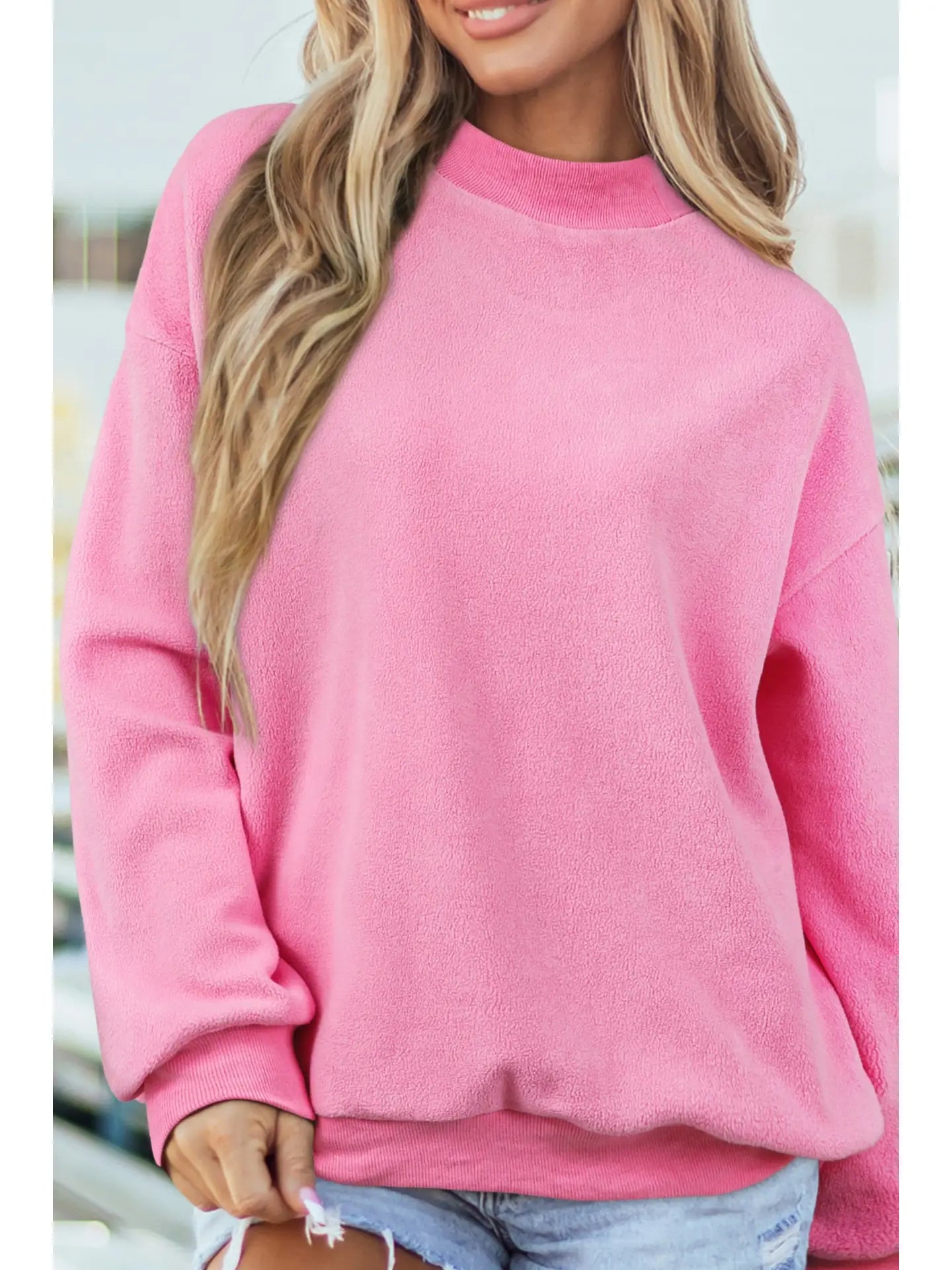Reversible Mock Neck