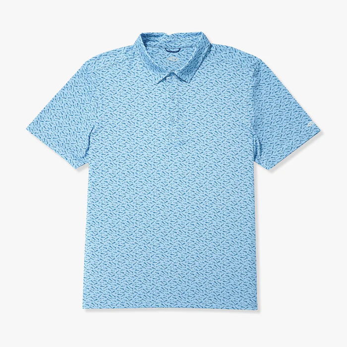 Aftco Boatbar Printed Performance Polo Shirt