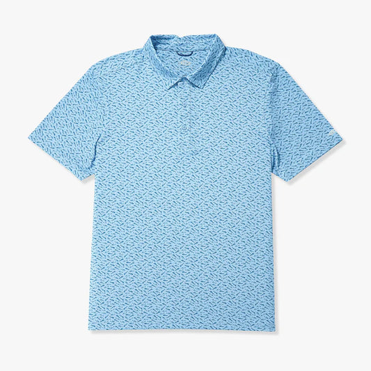 Aftco Boatbar Printed Performance Polo Shirt