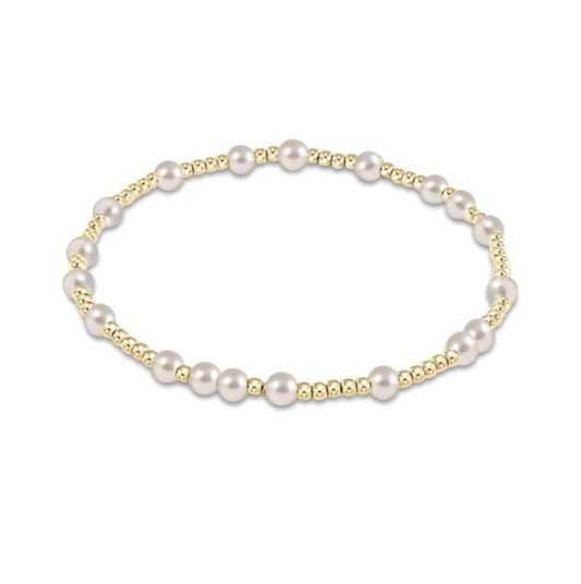 Gold Filled + Pearl Bracelet
