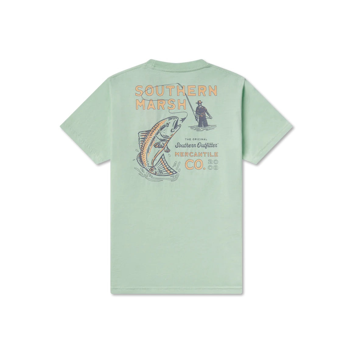 Southern Marsh YOUTH Seawash Retro Redfish Tee