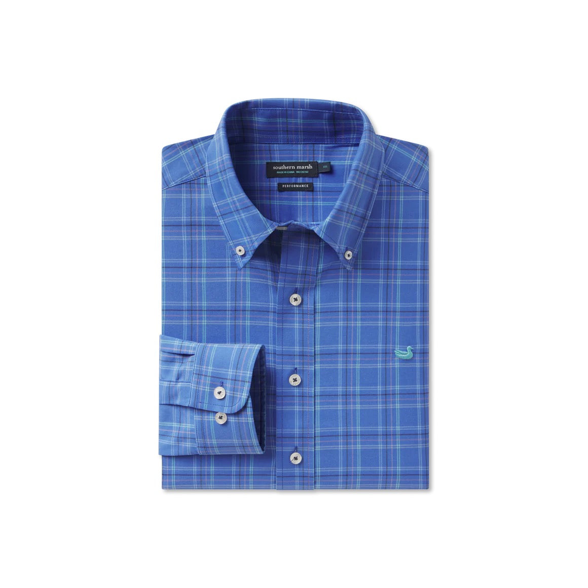 Southern Marsh Chatham Lines Performance Dress Shirt