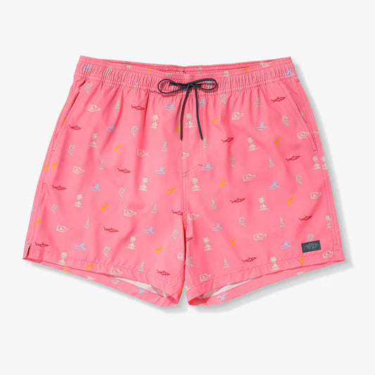 Aftco Strike Printed Swim Trunks