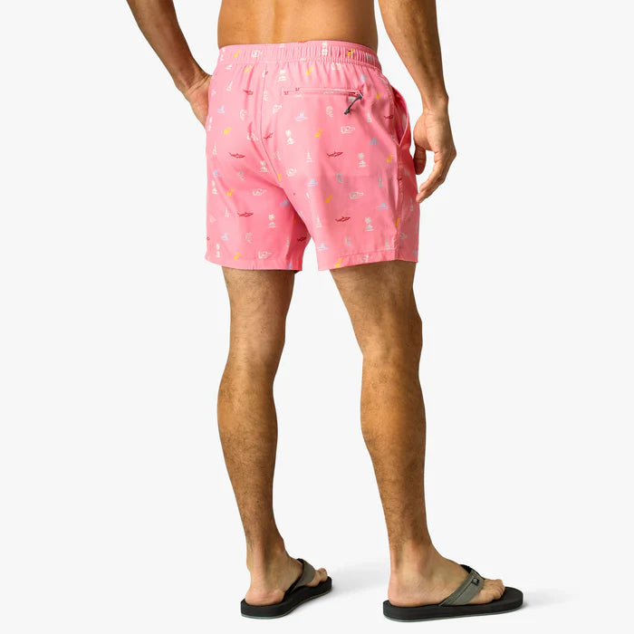 Aftco Strike Printed Swim Trunks
