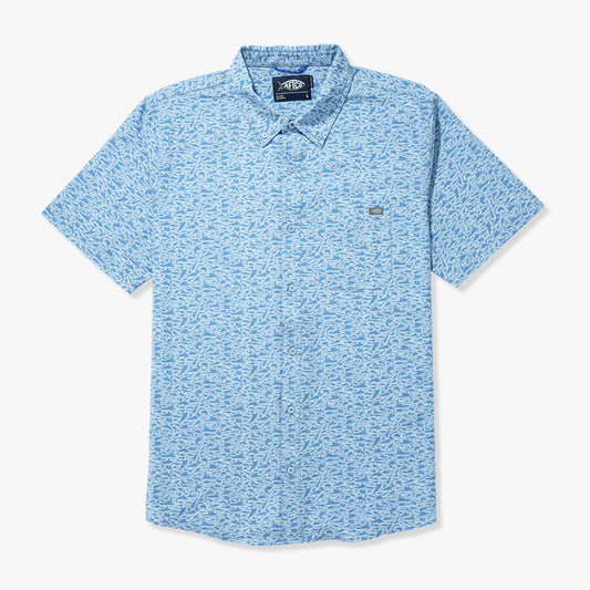 Aftco Boatbar Printed Button Down