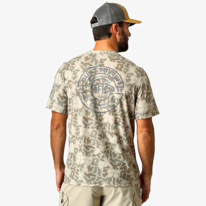 Aftco Ocean Bound Printed SS Performance Tee