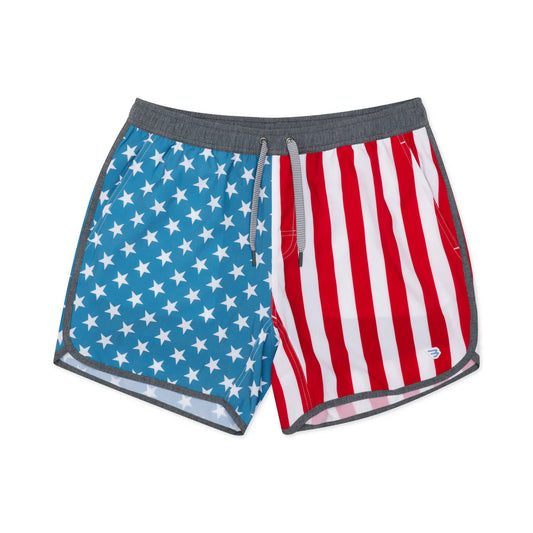 Burlebo Swim Trunk - Throwback USA