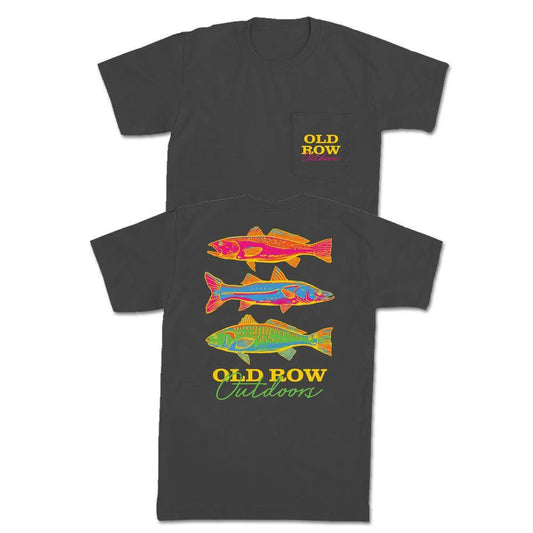 Old Row Neon Fish Pocket Tee