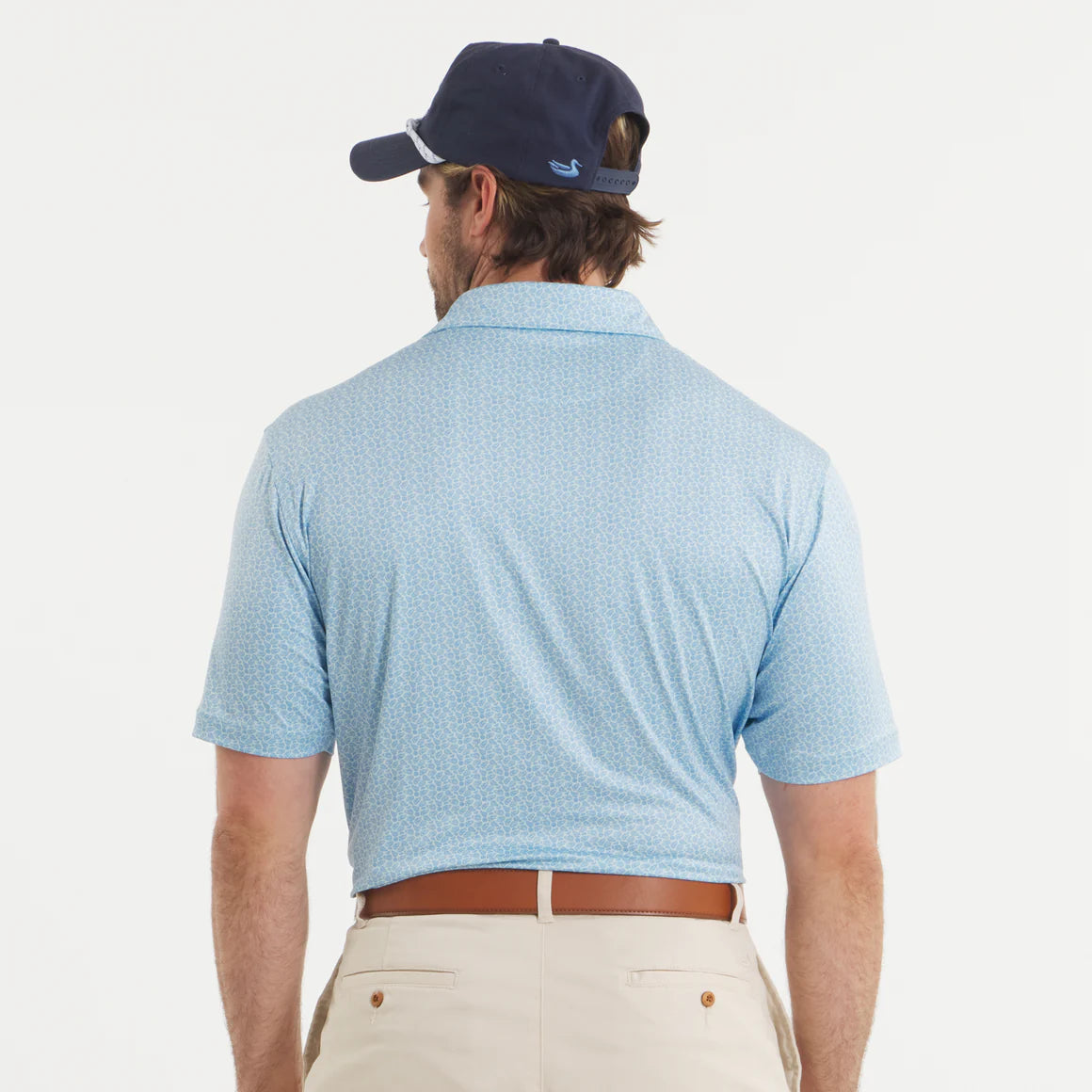 Southern Marsh Flyline Performance Polo-Oysters & Lemons