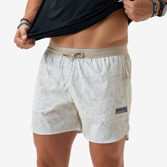 Burlebo Training Short - Digi Camo - Ivory