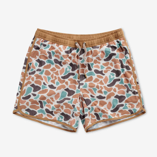 Burlebo Youth Swim Trunk - Bayside Camo