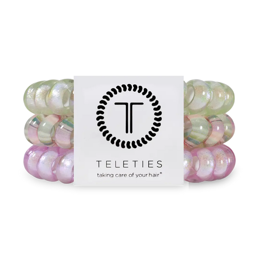 Teleties Opal Glow Large Hair Ties