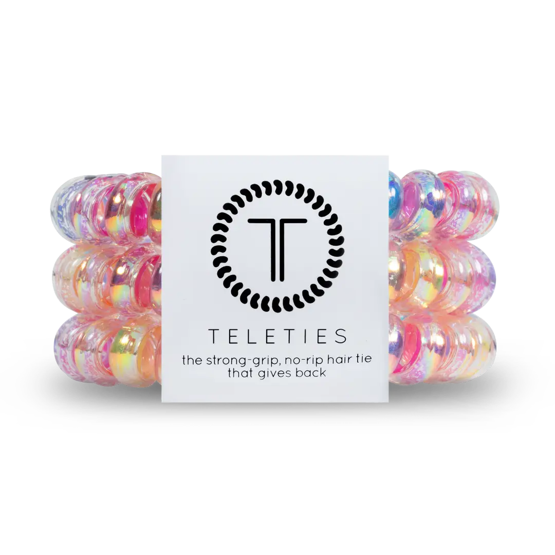 Teleties Spiral Hair Coils | Large | Eat Glitter For Breakfast