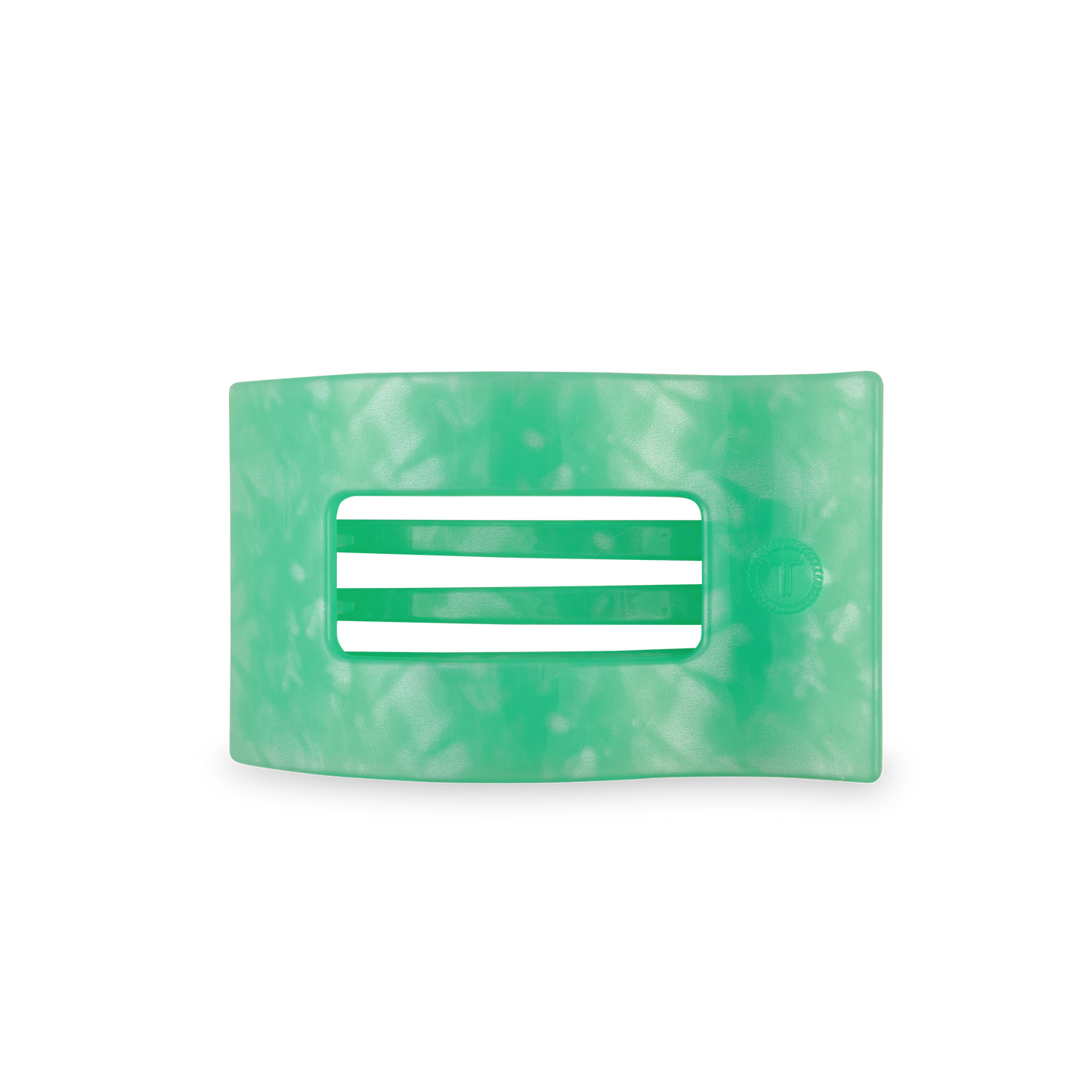 Teleties Flat Rectangle Hair Clip Medium - Spring Splash