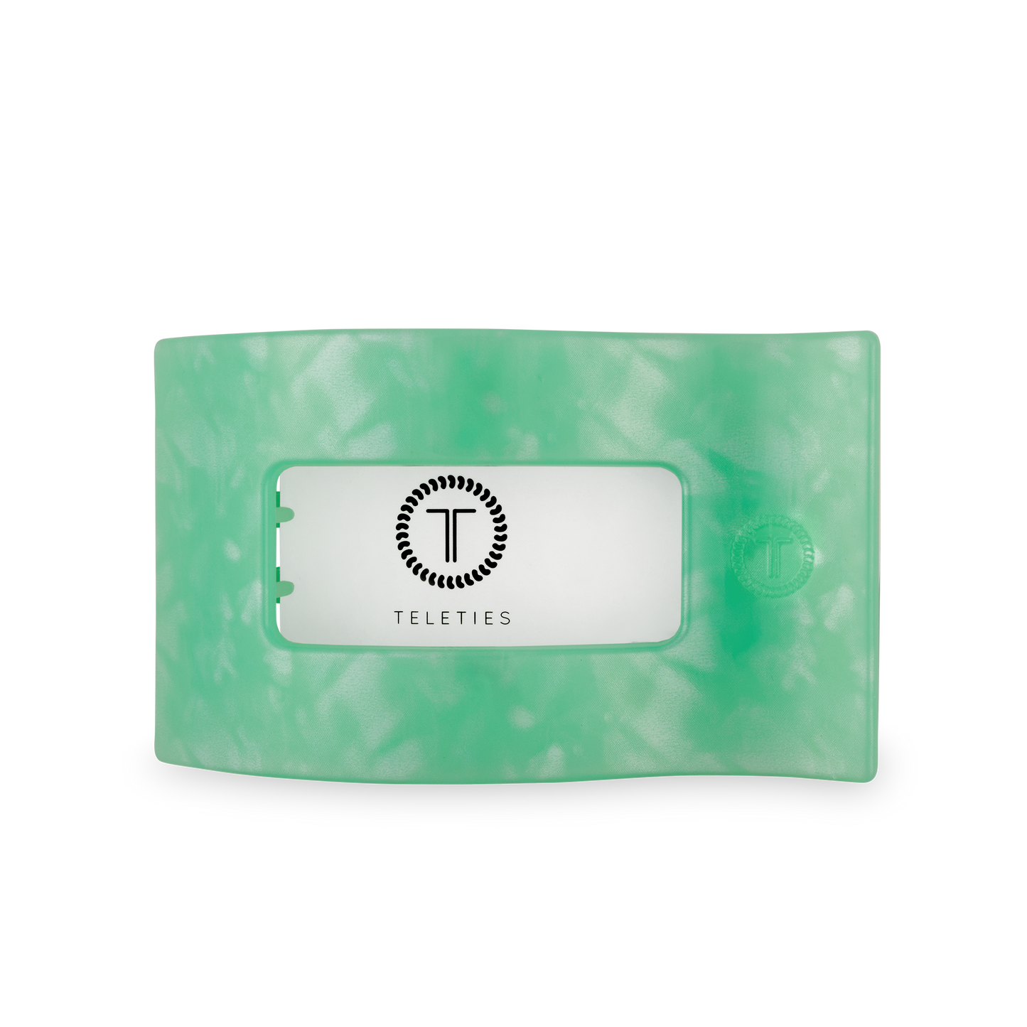 Teleties Flat Rectangle Hair Clip Large - Spring Splash