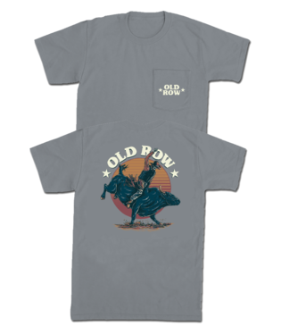 Old Row Bucking Bull SS Pocket Tee