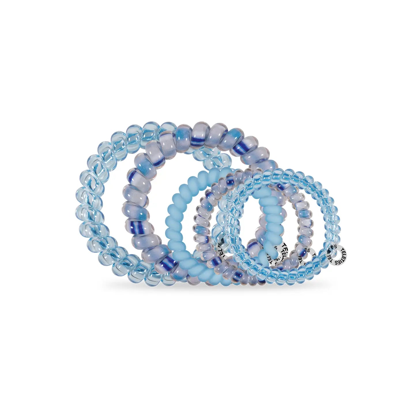 Teleties Spiral Hair Coils | Mix Pack | Blue Lagoon
