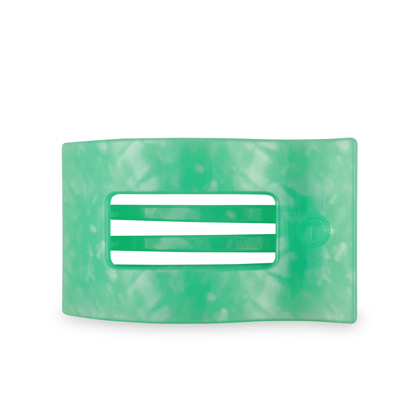 Teleties Flat Rectangle Hair Clip Large - Spring Splash