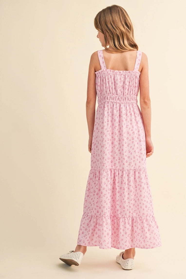 Girls Juliette Waist Maxi Dress