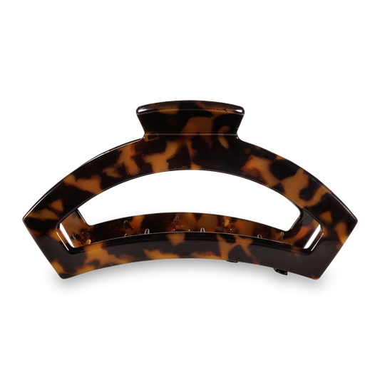 Teleties Open Hair Clip Medium - Tortoise