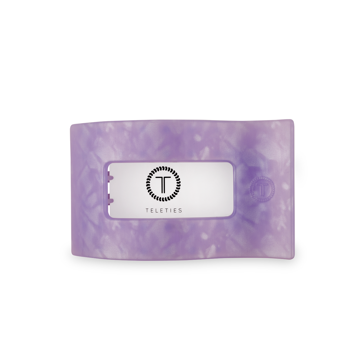 Teleties Flat Rectangle Hair Clip Medium - Lavender Mist