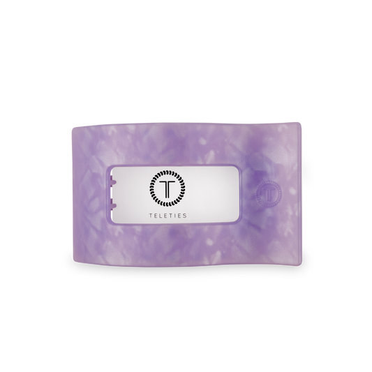 Teleties Flat Rectangle Hair Clip Medium - Lavender Mist
