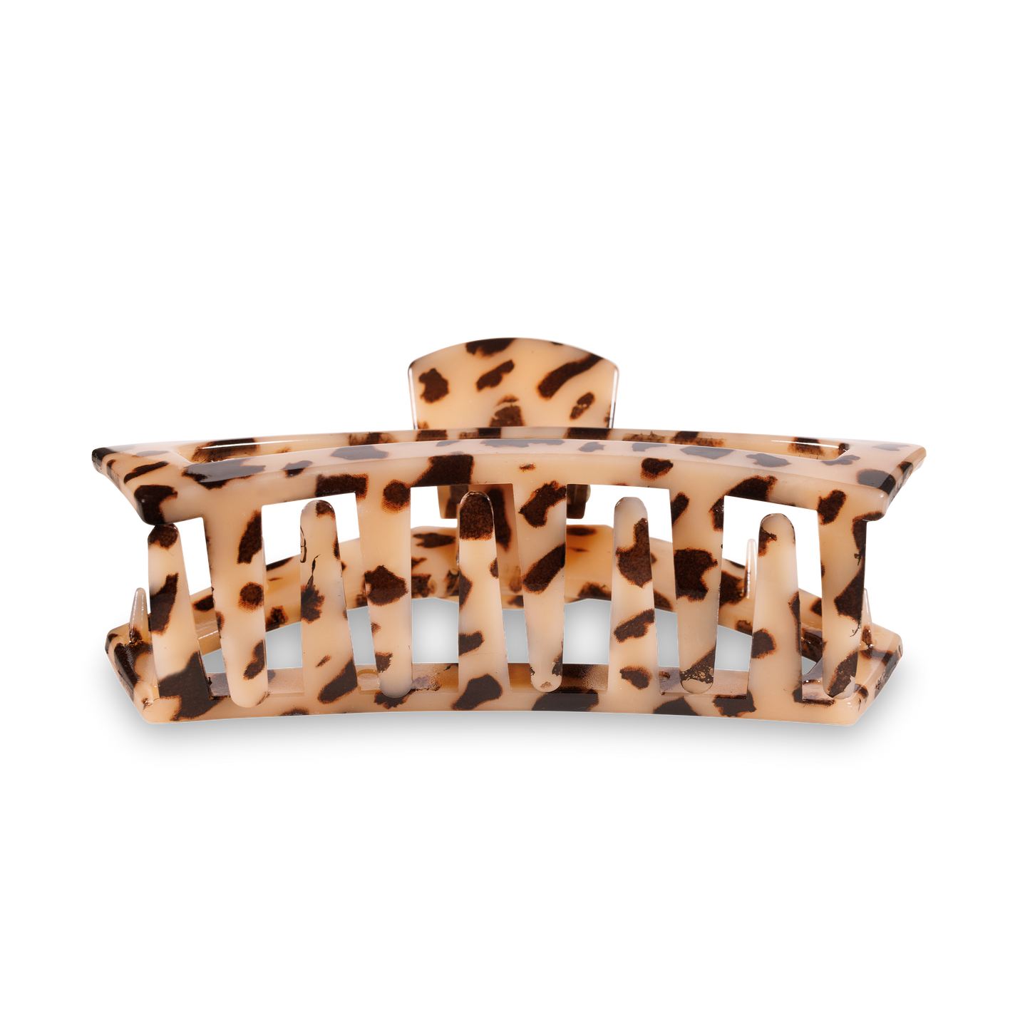 Teleties Open Hair Clip Large - Blonde Tortoise