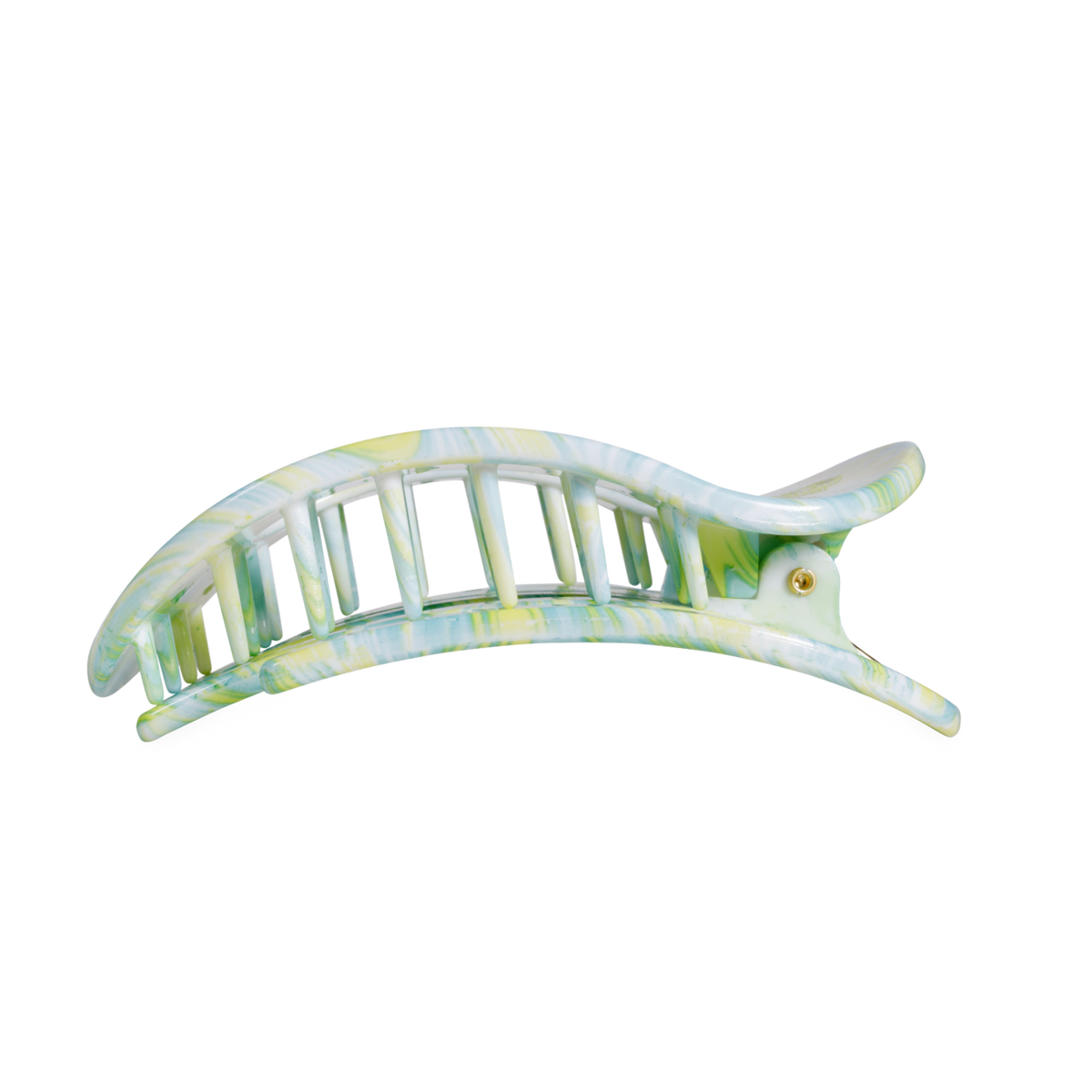 Teleties Flat Round Hair Clip Large - By the Sea Shore