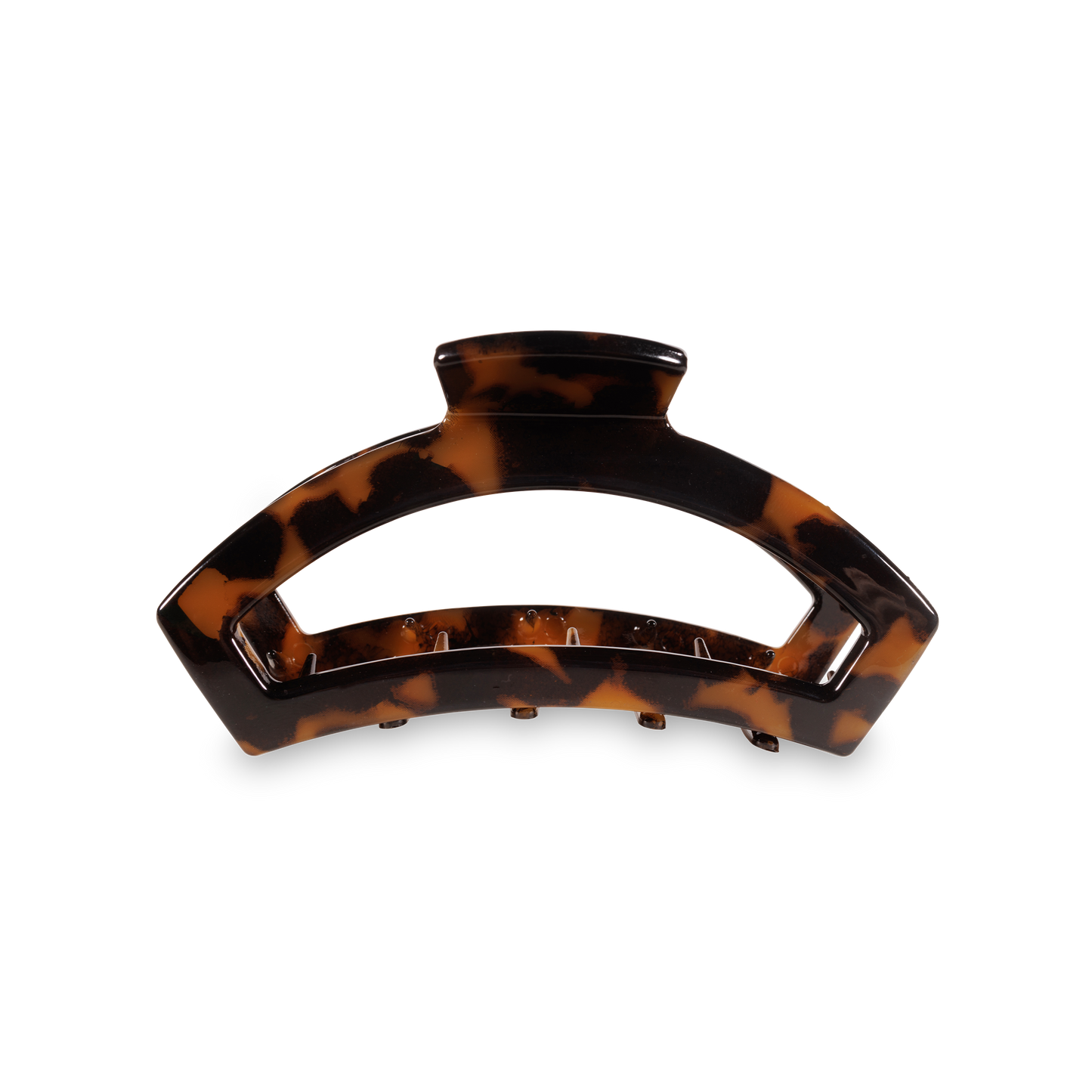 Teleties Open Hair Clip Medium - Tortoise