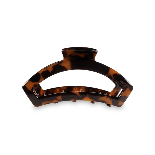 Teleties Open Hair Clip Medium - Tortoise