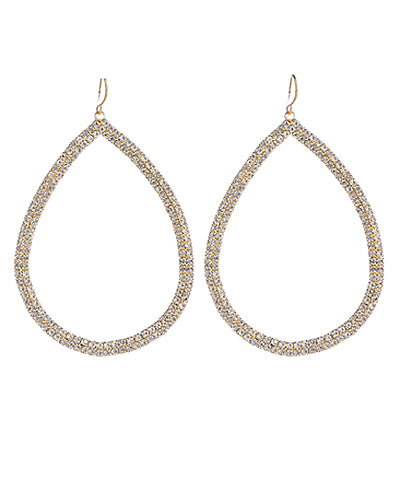 Crystal Teardrop Earrings