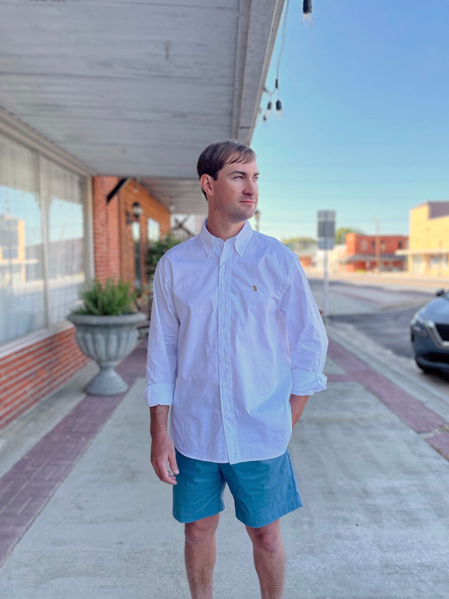 Southern Casanova White Oxford Button Down